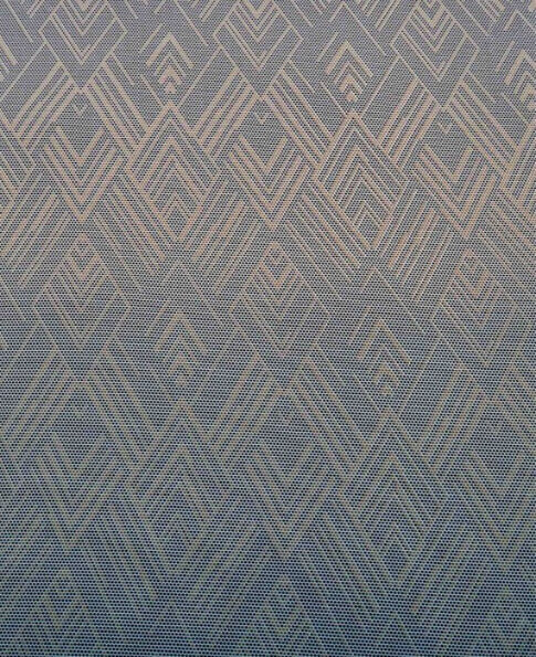 patroon van ruiten met een vervagende achtergrond van blauw naar grijs dekbedovertrek calton