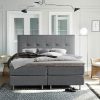 vlakke boxspring doerak opgedekt